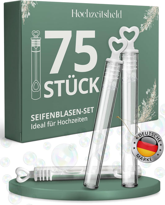 Seifenblasen Hochzeit 75 Stück