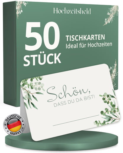 Tischkarten Hochzeit – Platzkarten zum Beschriften