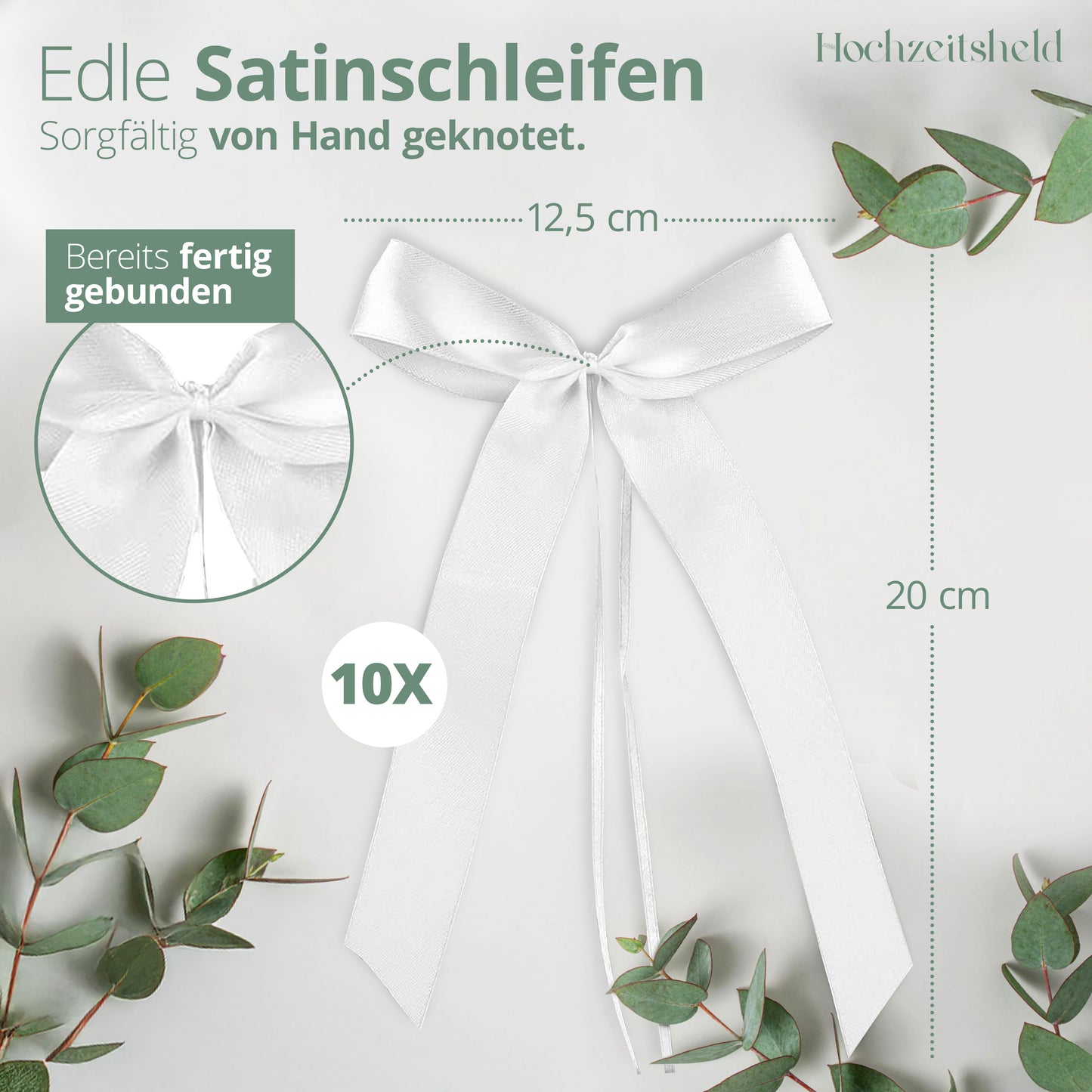 Autoschleifen Hochzeit 10 Stück