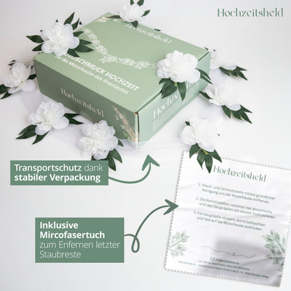 Autoschmuck Hochzeit für die Motorhaube des Brautoautos