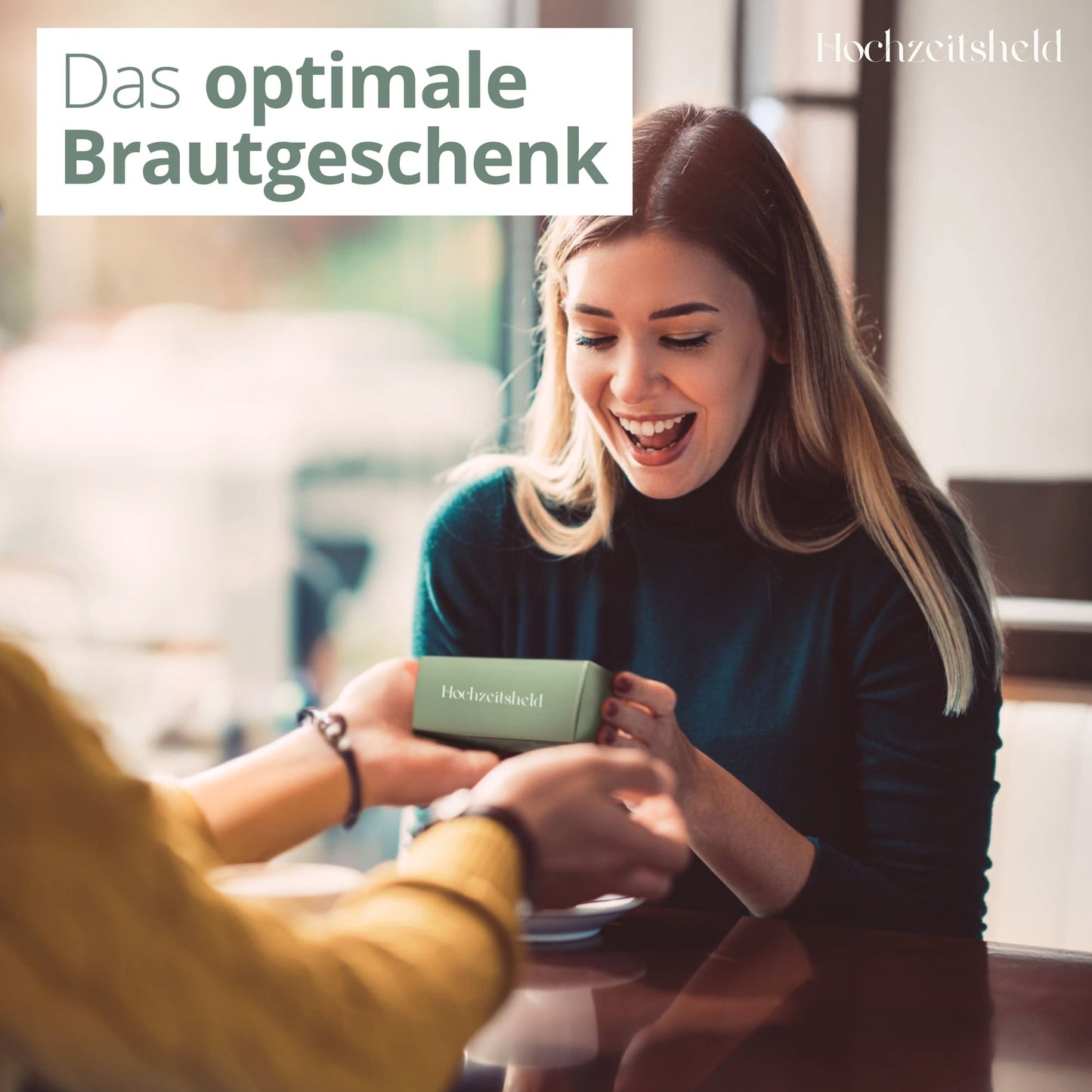 Blaues Strumpfband für die Braut