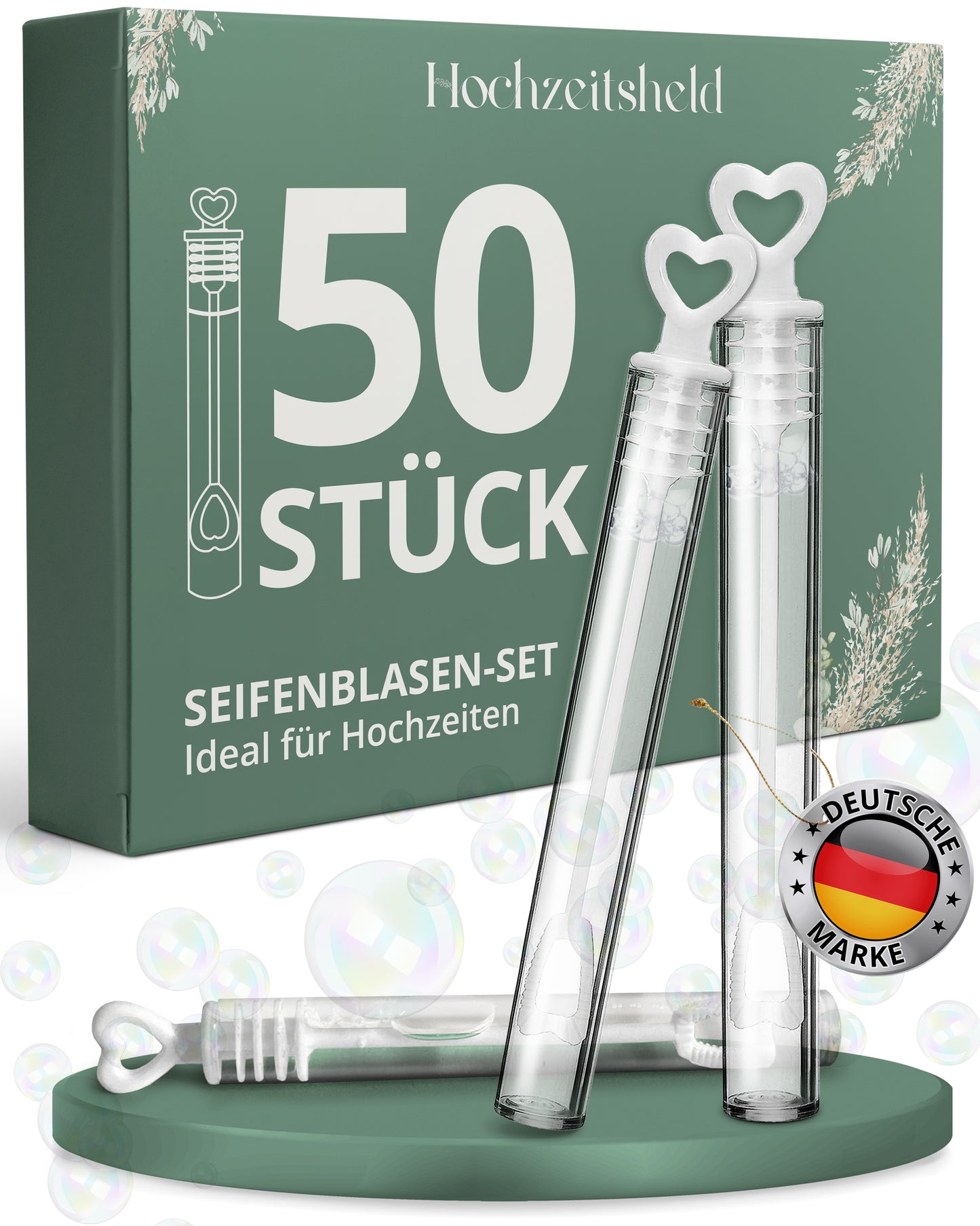 Seifenblasen Hochzeit 50 Stück
