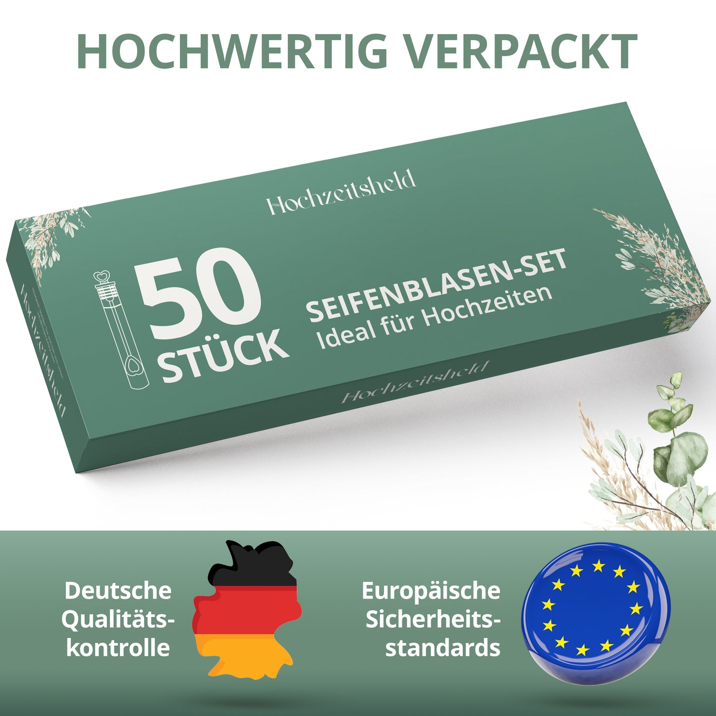 Seifenblasen Hochzeit 50 Stück