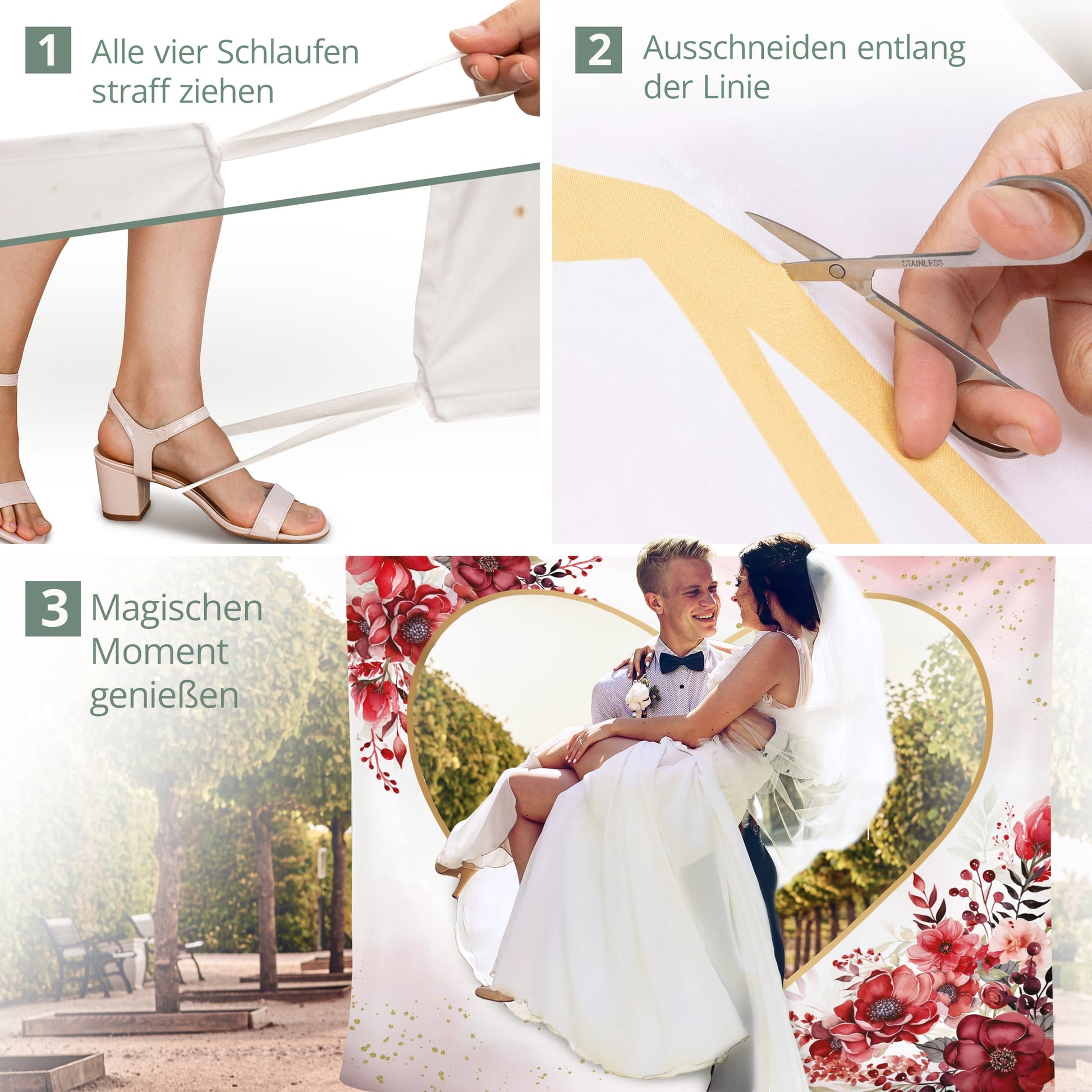 Rubinrot/Schönster_Weg_Schriftzug