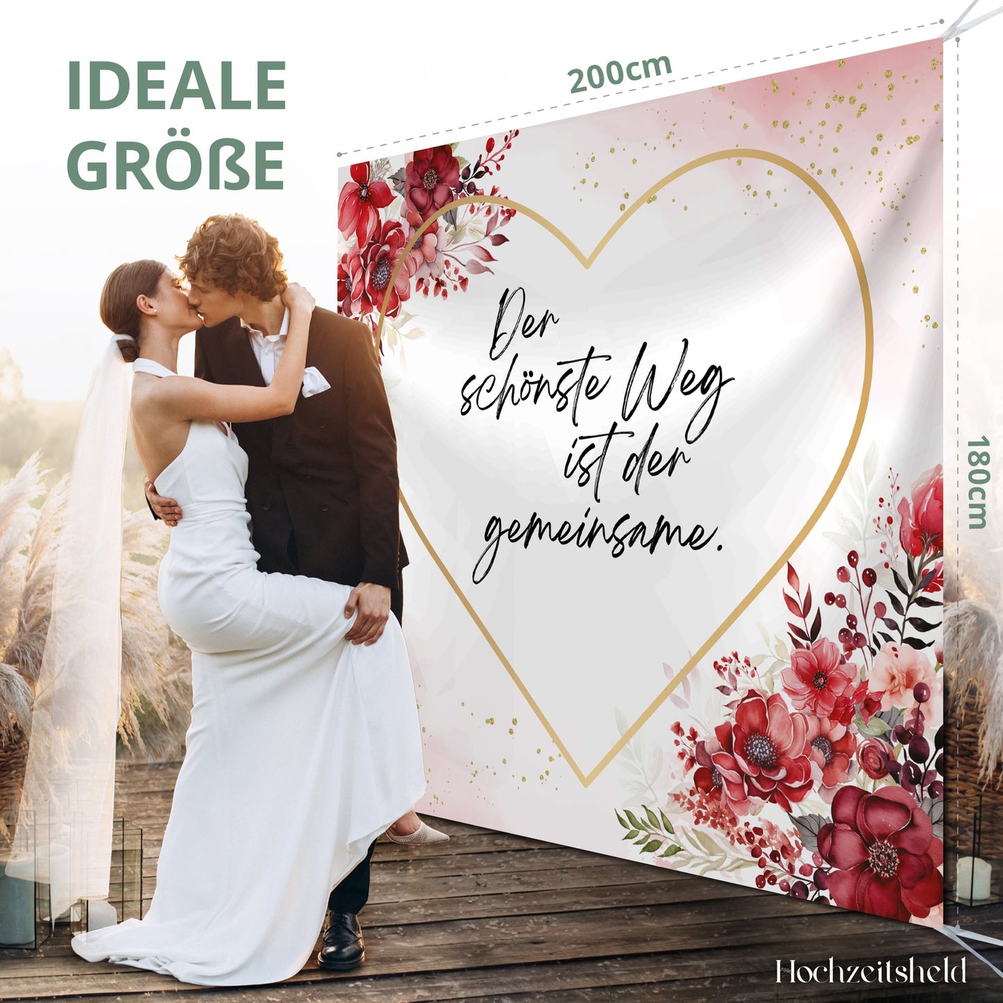 Rubinrot/Schönster_Weg_Schriftzug