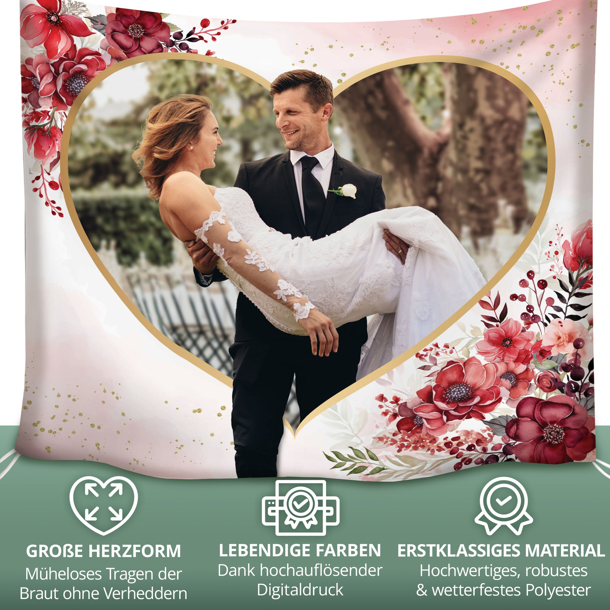 Rubinrot/Traditionelle_Herzform