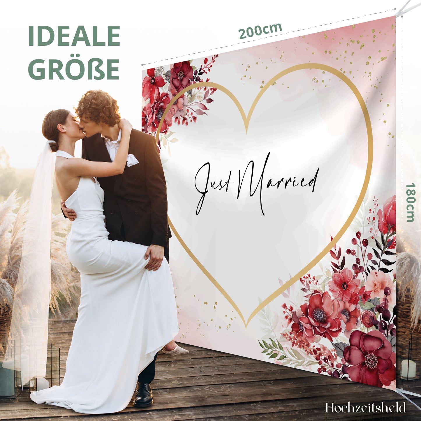 Rubinrot/Traditionelle_Herzform